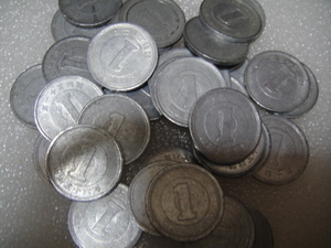 1円硬貨　昭和期の1円玉　30枚