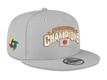 【新品】WBC2023 日本代表 侍JAPAN 優勝記念キャップ NewEra 9FIFTY グレー ニューエラ 帽子 大谷翔平 侍ジャパン_画像1