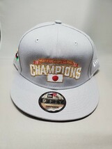 【新品】WBC2023 日本代表 侍JAPAN 優勝記念キャップ NewEra 9FIFTY グレー ニューエラ 帽子 大谷翔平 侍ジャパン_画像2