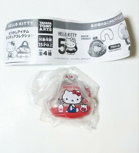 サンリオ なつかしアイテム ミニチュアコレクション ハローキティ HELLO KITTY 50周年 プチパース カプセルトイ ガチャ