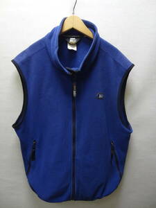  nationwide free shipping Ray REI men's MADE IN USA America made blue color high‐necked Zip up fleece the best L