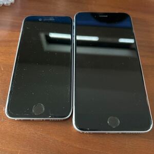 1円〜 SIMフリー iPhone6s 6splus 2台セット グレー スペースグレイ判定○ 送料無料 