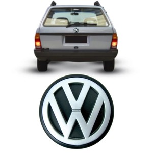 エンブレム 丸 80mm VW Volkswagen フォルクスワーゲン ブラック 黒 ロゴ シルバー フード ホイールキャップ 同梱送料210円 ＶＷ空冷 空