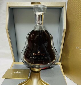 Hennessy PARADIS ヘネシー パラディ Rare コニャック　クリスタルボトル　カード　化粧箱　外カバー付き　未開封　正規輸入品　ブランデー