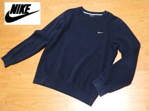 ☆シンプルでかっこいい！！　☆NIKE　☆ナイキ　☆コットン　☆スエットトレーナー　☆プルオーバー　☆ブラック　☆S