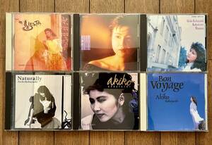 CD 小林明子 アルバム 6枚セット・La Siesta・FALL IN LOVE・心のままに・NATURALLY・CITY OF ANGELS・BON VOYAGE・KOBAYASHI AKIKO