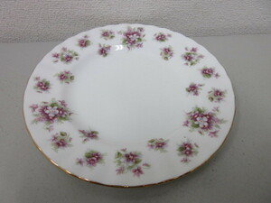 ROYAL ALBERT　Sweet Violets　プレート　約16cm　ロイヤルアルバート　皿　#58447-3