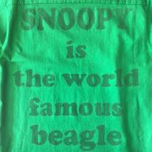 PEANUT・ SNOOPY is the world famous beagle フットボール Tシャツ size M _画像5