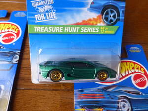 ホットウィール JAGUAR XJ220(7台) 内 トレジャーハント/TREASURE HUNT SERIES 含む、コンプリート向け