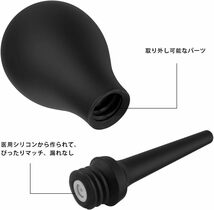 ブラック Generic 浣腸器 アナル洗い 280ml 手動ポンプ式 浣 腸器 逆流防止 男女兼用 洗浄器具 ローションなし ブ_画像4