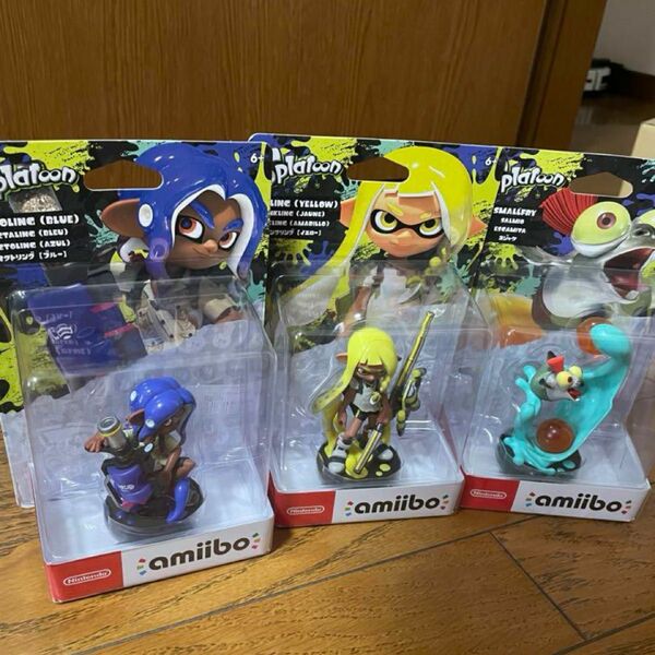 amiibo [インクリング【イエロー】／オクトリング【ブルー】／コジャケ3体セットか個別か