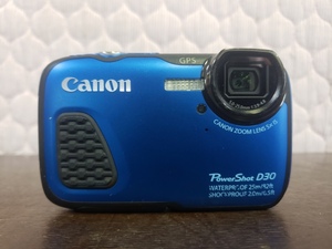 Canon キャノン Power Shot D30 FULL HD 12.1MEGA PIXELS コンパクト デジタルカメラ パワーショット ブルー