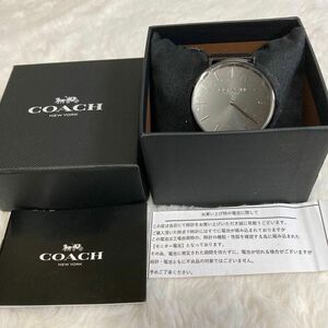 【新品】COACH CHARLES コーチ　チャールズ　メタル メンズ 腕時計