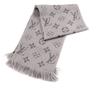  Louis Vuitton muffler Vuitton LV monogram e car rup* Logo mania Gris pe Lulu gray lady's M74742 T-YJL06112