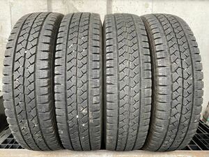 A3978　送料無料☆深溝スタッドレス　BRIDGESTONE ブリヂストン BLIZZAK VL1　165R14 LT 6PR　4本価格　2019年製