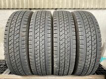 ク4039　送料無料☆深溝スタッドレス　BRIDGESTONE ブリヂストン BLIZZAK VL1　195/80R15 107/105L LT　4本価格　2022年製_画像1