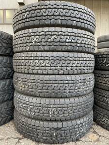 ト3923　送料無料　BRIDGESTONE ブリヂストン M810　7.00R16 LT 12PR　6本価格　2008年製ですが、ゴム質が良い