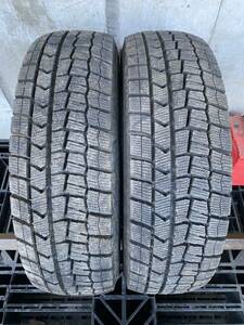 A4086　送料無料☆深溝スタッドレス　DUNLOP ダンロップ WINTER MAXX WM02　185/70R14 88Q　2本価格　2021年製