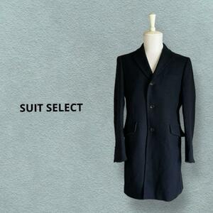 SUIT SELECT (L) チェスターコート ヘンリボーン柄 スーツセレクト