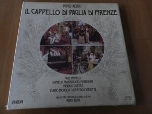 米RCA盤３枚組ニーノ・ロータの人間味あふれる喜歌劇、フィレンツェの麦わら帽子》1975年にはロータ自身の指揮で録音した非常なレアー盤