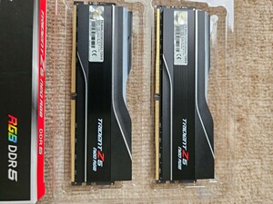 美品 DDR5 G.SKILL TRIDENT Z5 NEO RGB AMD EXPO 64GB（32GBx2）F5-6000 CL32低レイテンシー