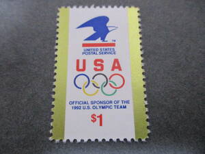 *** America 1991 year [ Barcelona summer Olympic convention after .(. wheel . postal . company Mark ) ] single one-side unused NH glue have ***