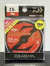 ☆新品未開封☆　DAIWA ダイワ　タフロンZα（アルファ） 2.5号-70ｍ ナチュラル フロロカーボンハリス_画像1