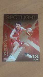 大倉颯太 2024BBM B.LEAGUE 2023-24 FAST BREAK 2nd SPOTLIGHT 千葉ジェッツ SL07 