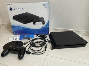 中古　PS4 CUH-2000A 500GB ブラック 本体　箱ありSONY PlayStation4 縦置きスタンド付き