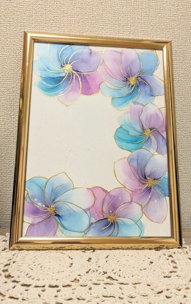 Flowerart.* アルコールインクアート