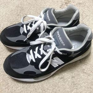 美品 NEW BALANCE M992EB US9 27cm BLACK ニューバランス 黒 