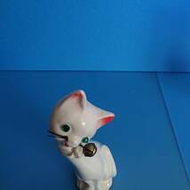 猫(高さ17cm) 置物 昭和レトロ_画像6