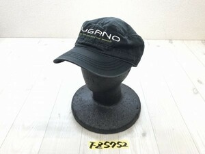 OTTO メンズ コットン バックマジックテープ SUGANO刺繍 サービス キャップ帽 黒