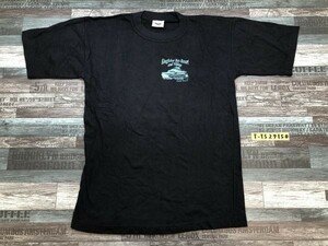 BLUE WHALE メンズ 両面プリント 半袖Tシャツ M 紺