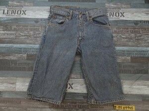 LEVI'S 512 リーバイス デニム ジーンズ ハーフパンツ 青 ブルー 28