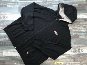 Dickies ディッキーズ メンズ コットンニット ジップパーカー 大きいサイズ 5L ネイビー