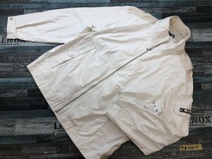 TOMMY HILFIGER トミーヒルフィガー メンズ 裏メッシュ ジップジャケット 大きいサイズ XL 白