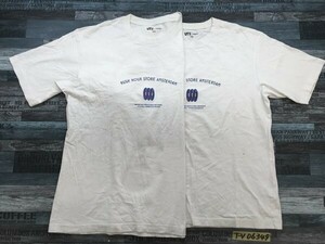 UT UNIQLO ユニクロ メンズ 2020 RUSH HOUR 両面プリント 半袖Tシャツ 2点セット まとめ売り M・L 白