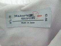 Maker's Shirt 鎌倉 メーカーズシャツ メンズ 胸ポケット付き カラー長袖シャツ 42-84 薄紫_画像2