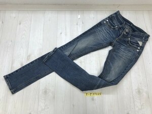 CECIL McBEE Cecil McBee lady's woshu processing Denim jeans pants 24 blue 