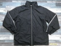 DESCENTE デサント メンズ ポリエステル 裏メッシュ シャカシャカ ジップジャケット M 黒_画像1