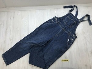 C・O・L・Z・A レディース デニムサロペット テーパードパンツ M 青