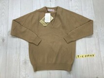 新品！THE SCOTCH HOUSE ザスコッチハウス barrie KNITWEAR レディース Vネック ニットセーター 薄茶_画像1