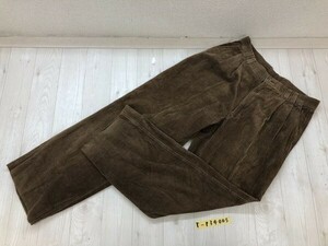 HAGGAR CASUALS メンズ コーデュロイ 太畝 パンツ W85 茶