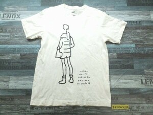 UNIQLO ユニクロ × SPRZ NY メンズ JASON POLAN 両面プリント 半袖Tシャツ M 白