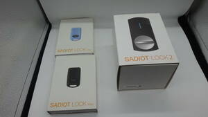 SADIOT LOCK2 日本メーカー製 スマートロック スマートキー リモコン2個付き　追加アダプター付き　検索　SwitchBot Qrio Lock