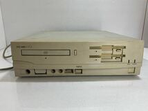 通電 ok /NEC☆PC-98デスクトップパソコン☆PC-9821Ce model S2☆ジャンクパーソナルコンピュータ _画像1