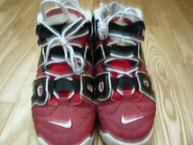 NIKE AIR MORE UPTEMPO VARSITY RED / WHITE - BLACK　ナイキ　モアアップテンポ　バーシティレッド　28cm　_画像1