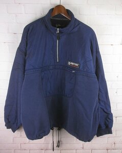 FJ23861 EBTEK Eddie Bauer エディバウアー プルオーバー ジャケット XXL/XXG ネイビー系