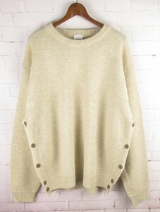 MFW23920 BAMBOO SHOOTS bamboo Shute mountain li search HIKING SWEATER высокий King свитер M210303 X-LARGE не использовался бежевый 